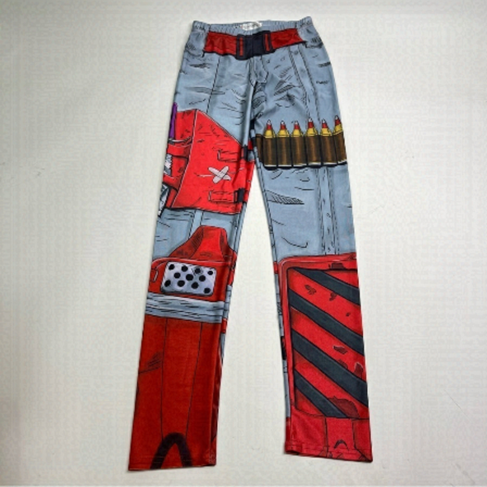 Utility Action Amo Adventure Bullets Cosplay Halloween Costume Stretchy Leggings